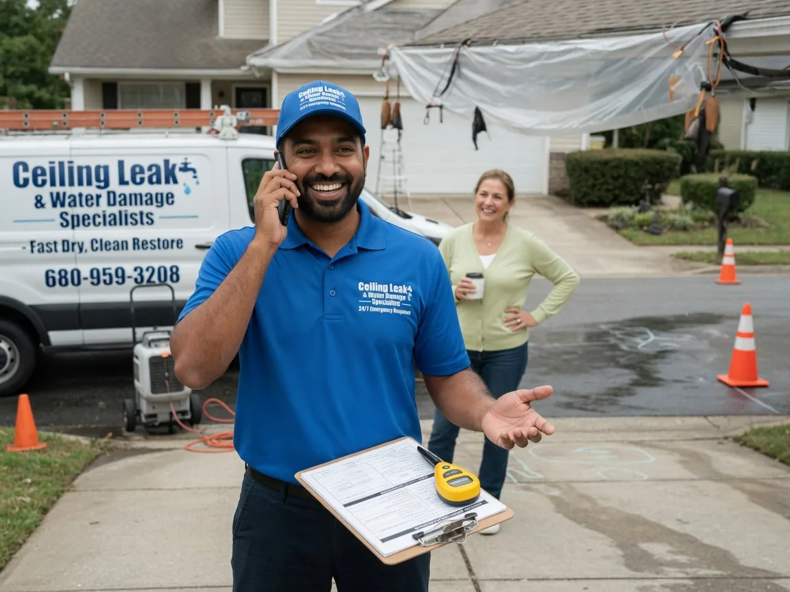 Ceiling Leak Cleanup Wildersville, TN FAQs